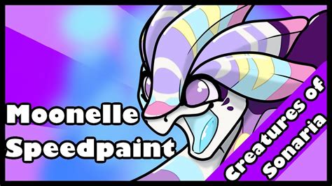 Moonelle - Creatures of Sonaria Speedpaint - YouTube