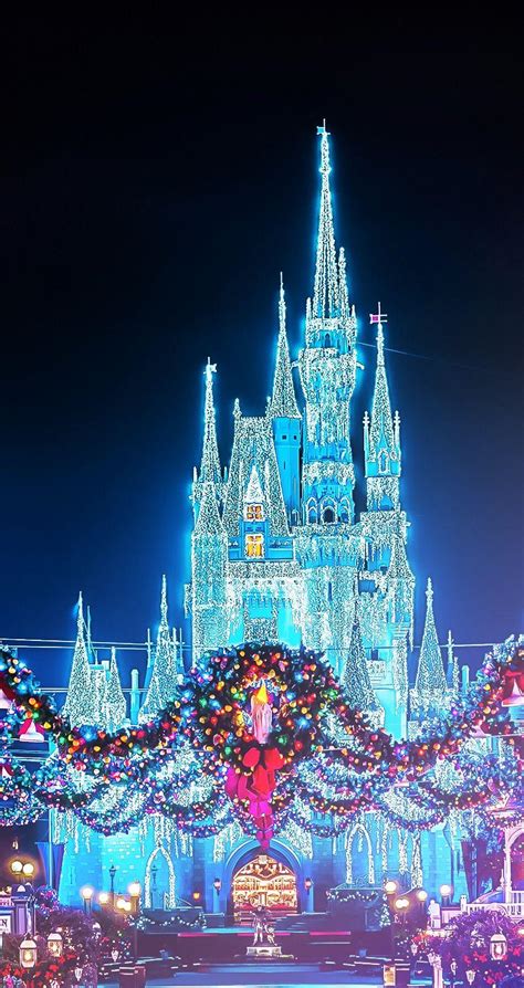 Disneyland Castle Christmas Wallpapers - Top Free Disneyland Castle ...