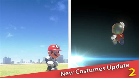 Super Mario Odyssey - Costume Update 2 (Satellaview Suit & Baseball ...