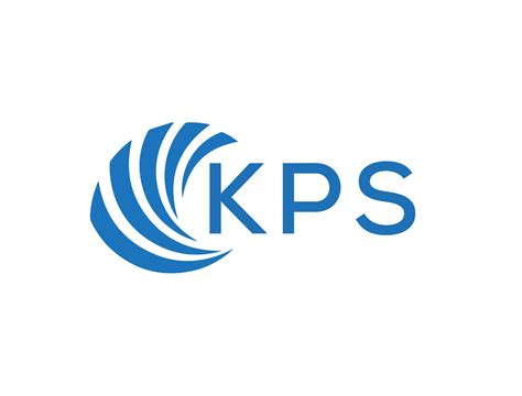 KPS abstract business growth logo design on white background. KPS creative initials letter logo ...