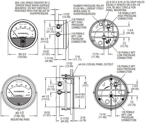 Dwyer 2000 Series Magnehelic Differential Pressure Gauge Instruction Manual