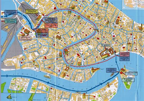 Venice Printable Tourist Map | Sygic Travel - Printable Map Of Venice Italy - Printable Maps