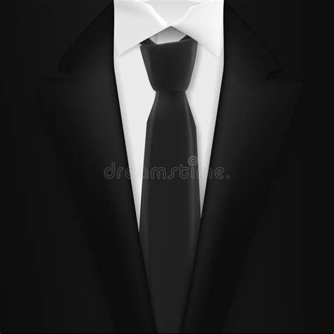 Vector Realistic Black Suit. Photorealistic 3D Mens Elegant Tuxedo Suit ...