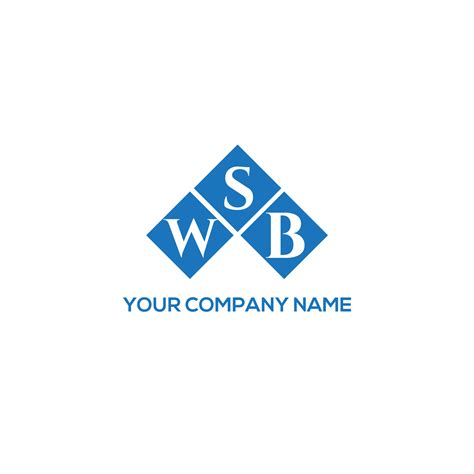 WSB letter logo design on white background. WSB creative initials letter logo concept. WSB ...