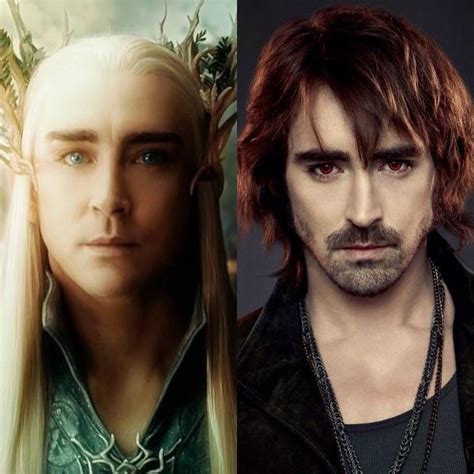 Lee Pace- Thranduil in The Hobbit and Garrett in Breaking Dawn Oh my gosh! Didn't know they were ...