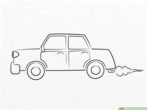 How To Draw A Car | Simple car drawing, Car drawing easy, Cartoon car drawing