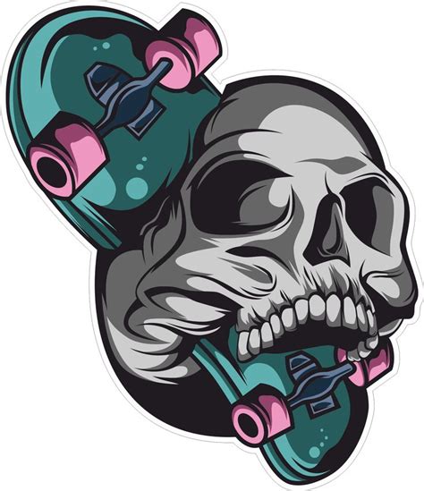 Skull skate sticker | Graffiti art, Grafiti, Kafatası sanatı