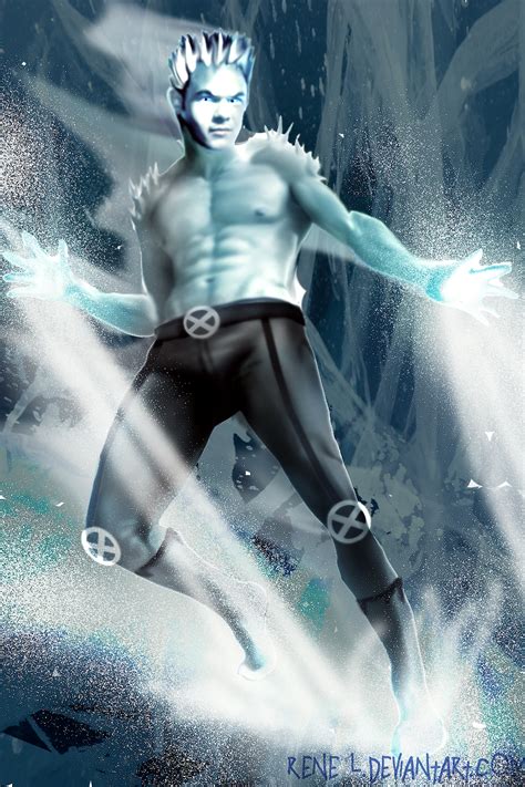 Iceman Xmen by Rene-L on DeviantArt