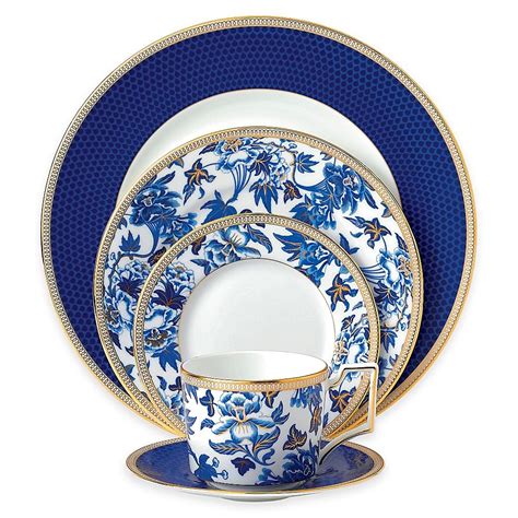 Wedgwood® Hibiscus 5-Piece Place Setting | Bed Bath & Beyond | Fine ...