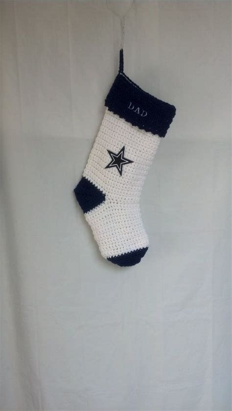 Personalized Dallas Cowboys Christmas Stocking by BlueWaterGifts, $28. ...