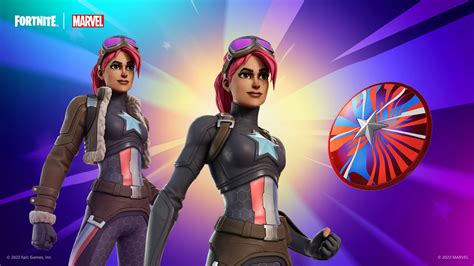 Captain America - Sam Wilson (MCU) and BriteStar Soar into Fortnite