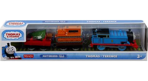 Buy Thomas & Friends Thomas & Terence, battery-powered motorized toy train for preschool kids ...