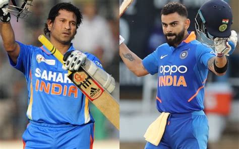 Virat Kohli vs Sachin Tendulkar Comparison | Sachin vs Kohli ...