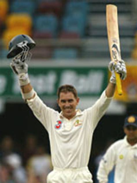 Justin Langer reaches his hundred | ESPNcricinfo.com