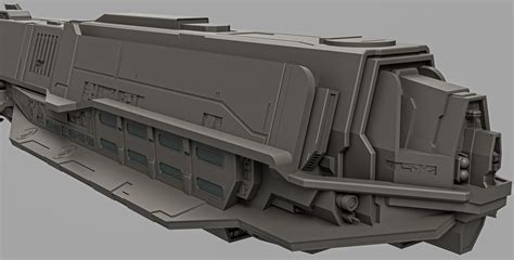 STL file Halo Punic Class Supercarrier (Halo Fleet Battles Redux) 😇・3D print model to download・Cults