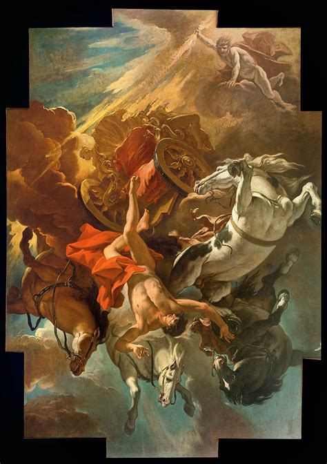 Fall of Phaeton. Sebastiano Ricci (1659—1734). Oil on canvas. 1703/1704. Belluno, Civic Myseum ...