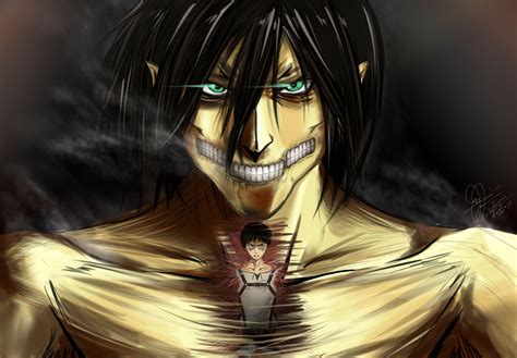 Attack On Titan Titan Eren Wallpapers - Top Free Attack On Titan Titan Eren Backgrounds ...