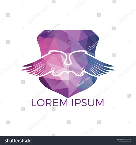 Wings Logo Design Template Aircraft Wings Stock Vector (Royalty Free ...