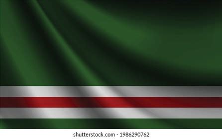 Chechen Republic Ichkeria Flag Waving Background Stock Vector (Royalty Free) 1986290762 ...