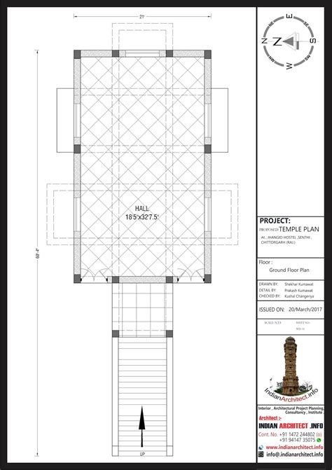 P290-VISHWAKARMA TEMPLE -1231.00 Sqft