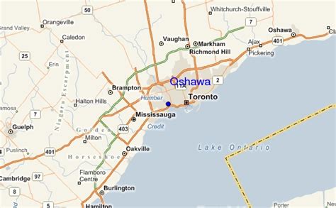 Oshawa Map