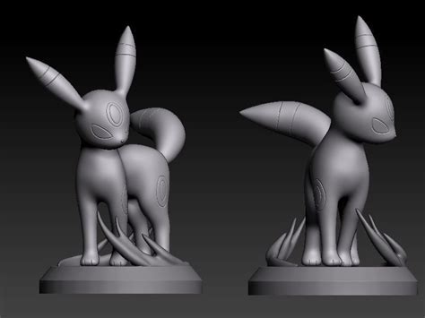 Pokemon umbreon 3D model 3D printable | CGTrader