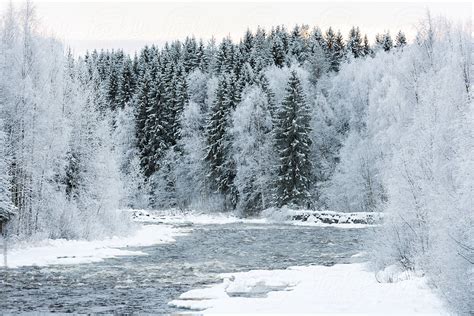 "Winter Landscape In Sweden" by Stocksy Contributor "Andreas Gradin ...