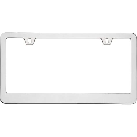 Blank Metal License Plate Frames - Blank License Plate Frames