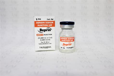 Heparin Sodium Injection 25000 Units/5ml Manufacturers India