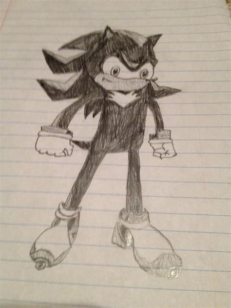 Shadow The Hedgehog Pencil Sketch by MrCTeddy on DeviantArt