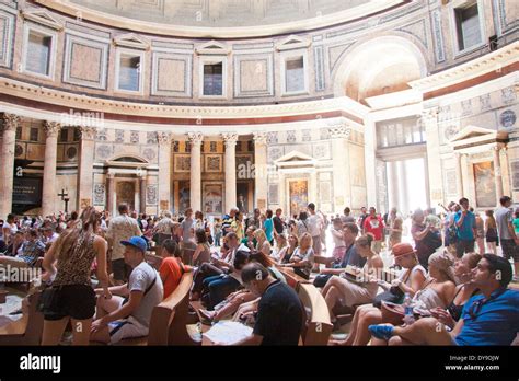 Inside the Pantheon; Rome Stock Photo - Alamy