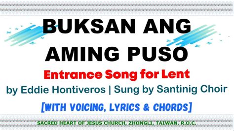 Buksan Ang Aming Puso with voicing, lyrics & chords by Eddie Hontiveros Acordes - Chordify