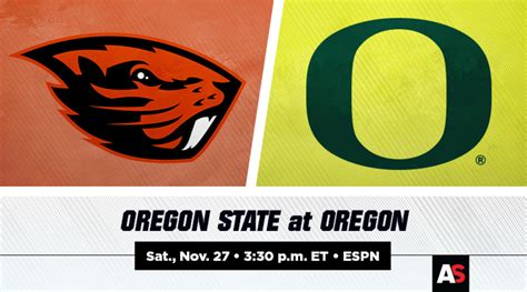 Oregon State vs. Oregon Football Prediction and Preview - Athlon Sports