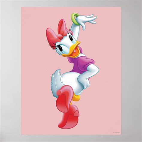 Daisy Duck | Dancing Poster | Zazzle