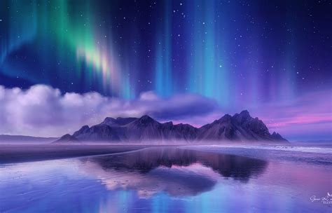 1400x900 Aurora Borealis Digital Art 1400x900 Resolution Wallpaper, HD Nature 4K Wallpapers ...