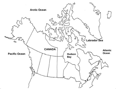 Map Of Oceans Around Canada – Get Map Update