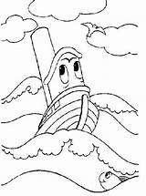Tugboat Coloring Page sketch template