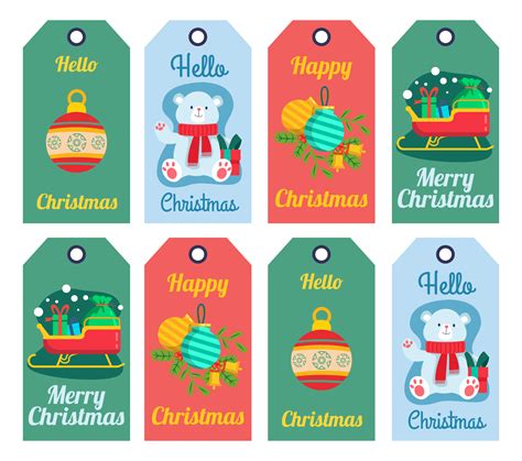 10 Best Blank Christmas Gift Tag Sticker Printable Ar - vrogue.co