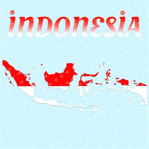 Indonesia Flag Map | P&P group