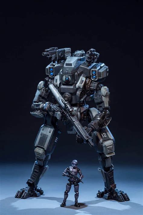 Figures anime Robot soldiers movable mecha military robot action figure ...