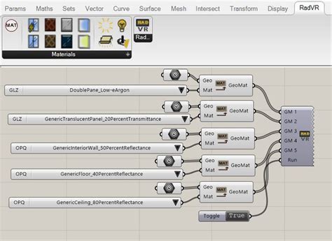 RadVR import plug-in for Grasshopper, a visual programming language for... | Download Scientific ...