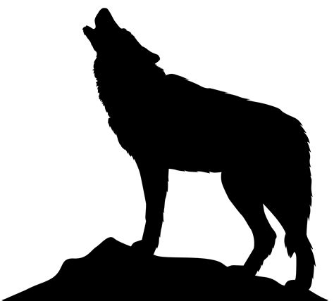 Download Silhouette Arctic Dog Howling Wolf Icon Clipart PNG Free ...