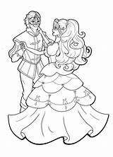 Ballroom Dancing Coloring Pages Sketch Page sketch template