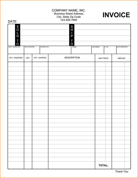 Bill Book Template Excel - Image to u