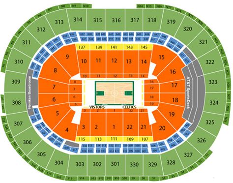 Td Garden Celtics Seating Chart