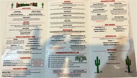 Enchiladas Y Mas MENU (Updated December 2024)