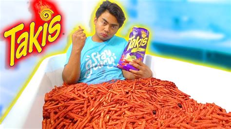 TAKIS BATH CHALLENGE! - YouTube