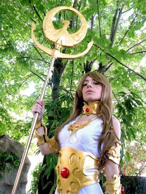 Manga Athena cosplay 2 oce Saori Kido by UnicaGem on DeviantArt