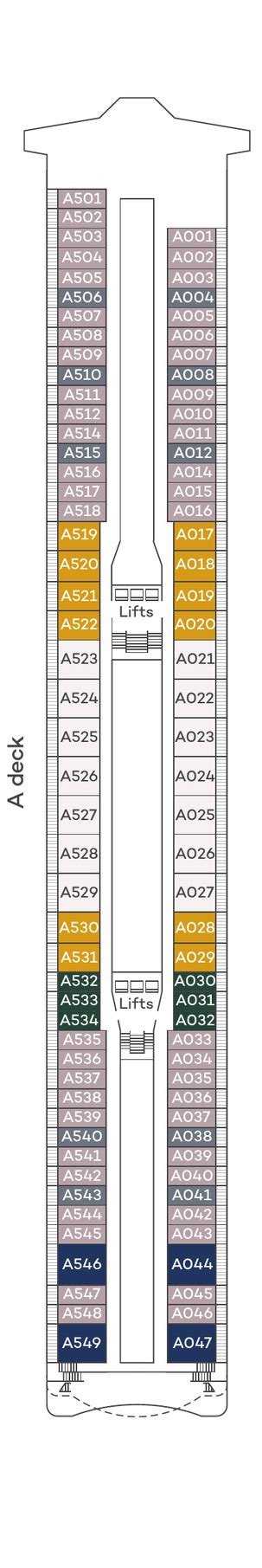 Spirit of Discovery Deck Plans | CruiseInd