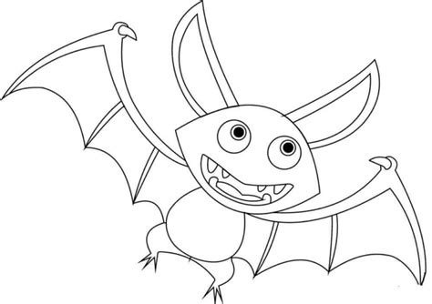 30 Free Bat Coloring Pages Printable